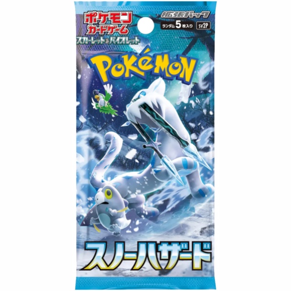POKEMON-CARD-GAME-SNOW-HAZARD-PACK Carte Pokemon - Booster Pack - Snow Hazard