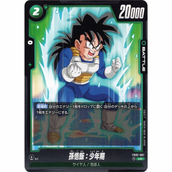 Dragon Ball Super - Son Gohan : Childhood - FB02-087 [UC]